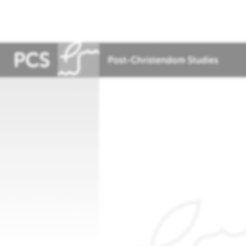 Religious Affiliation in Post-Christendom Canada